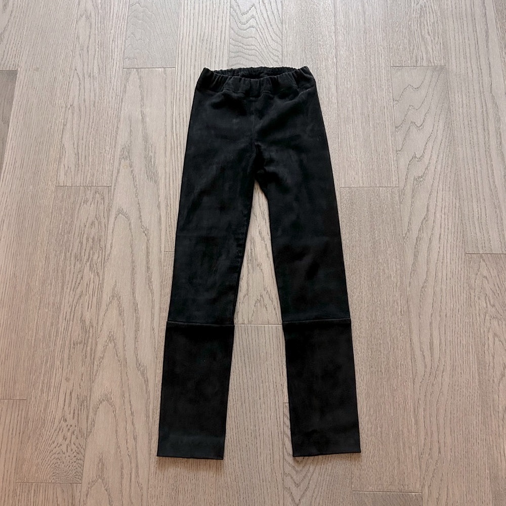 The Row Suede Pants, Size XS